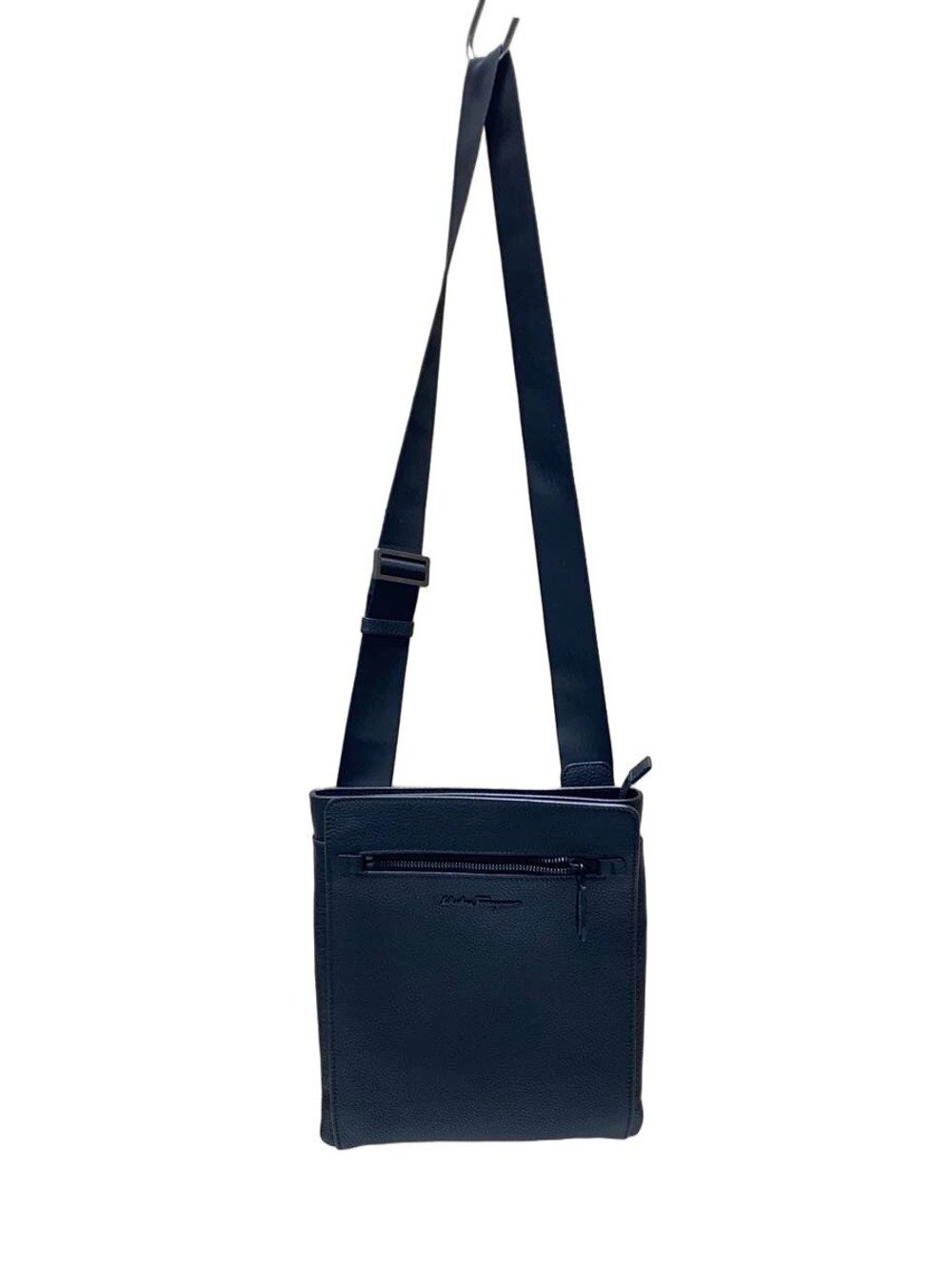 Salvatore Ferragamo Shoulder Bag Leather Black